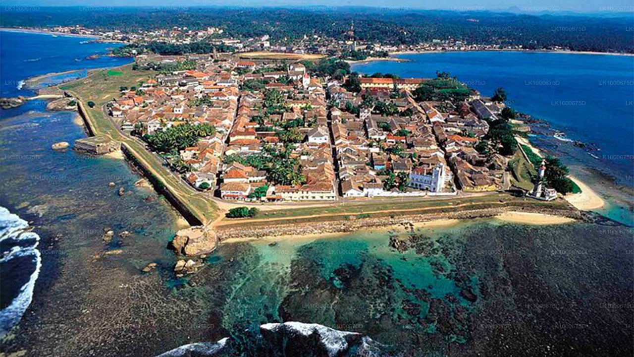 Handungoda and Galle from Galle City