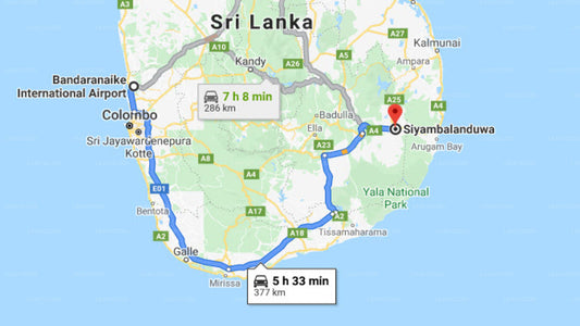 Siyambalanduwa City to Colombo Airport (CMB) Private Transfer