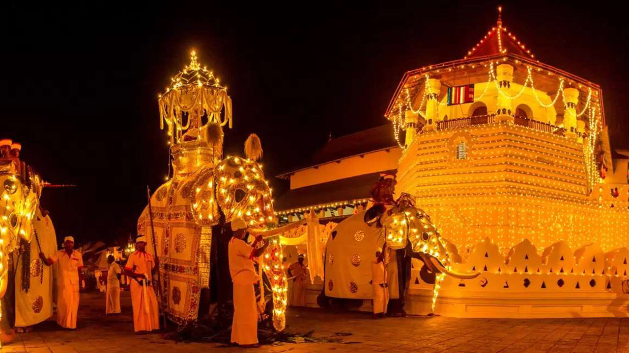 Temple of the Tooth with a Local