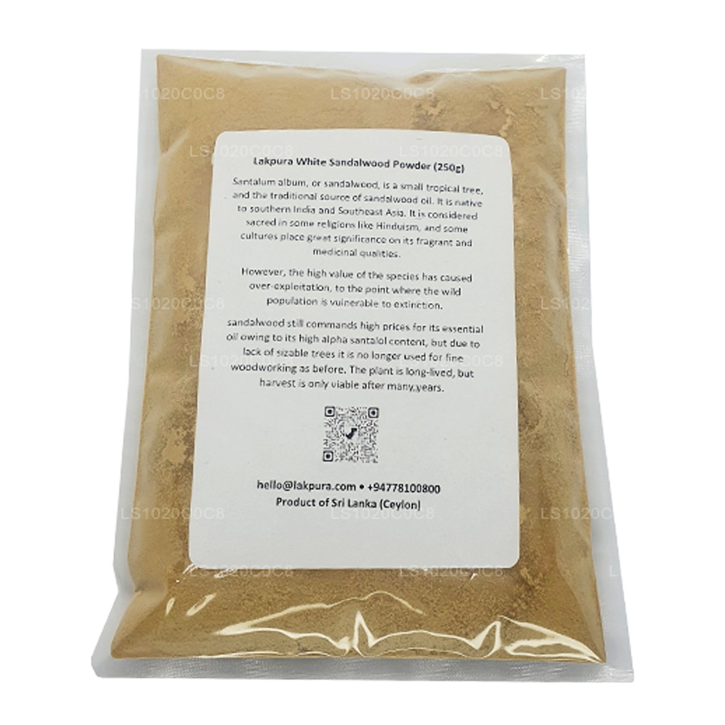 Lakpura White Sandalwood Powder (250g)