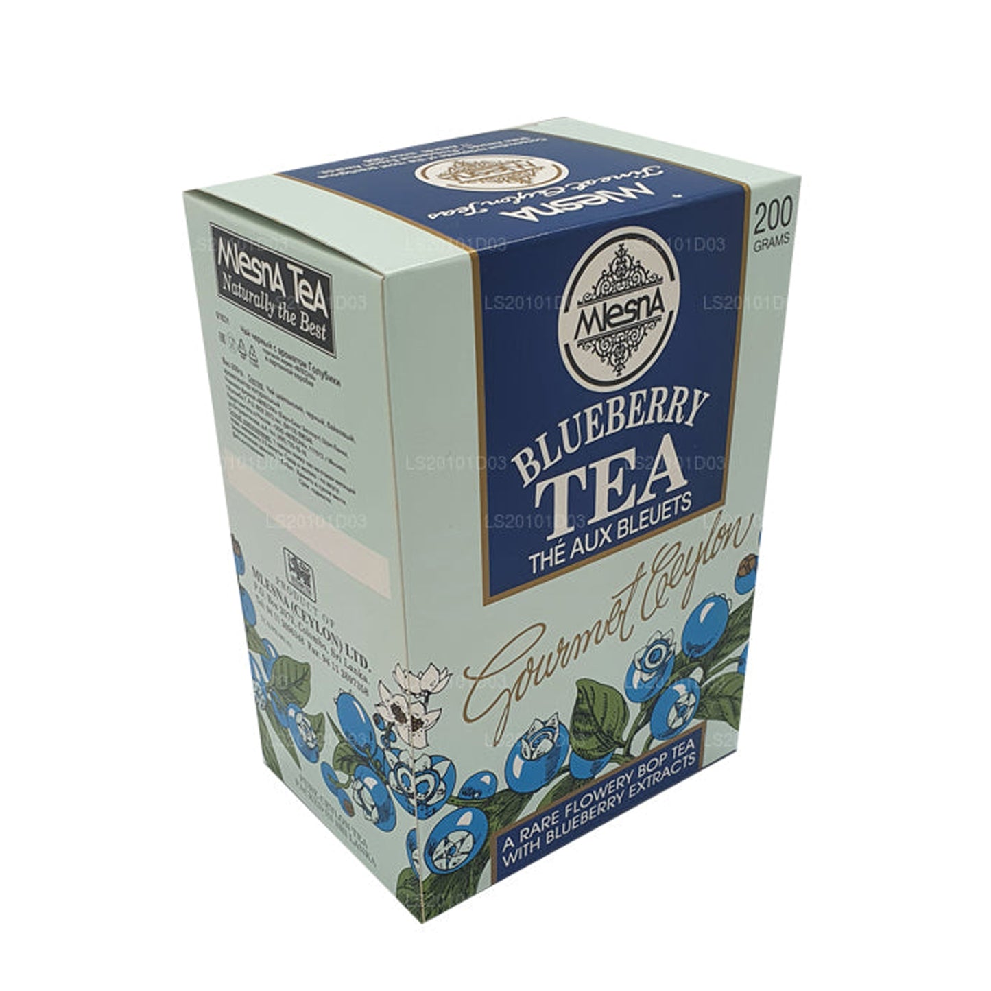 Mlesna Blueberry BOP Leaf Tea  (200g)