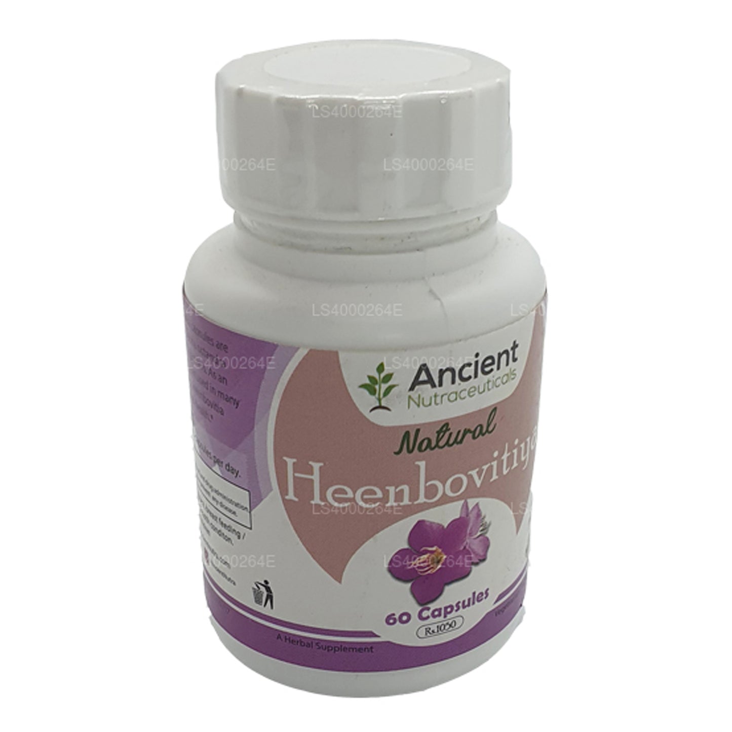 Ancient Nutraceuticals Organic Heenbovitiya (60 Veg Capsules)