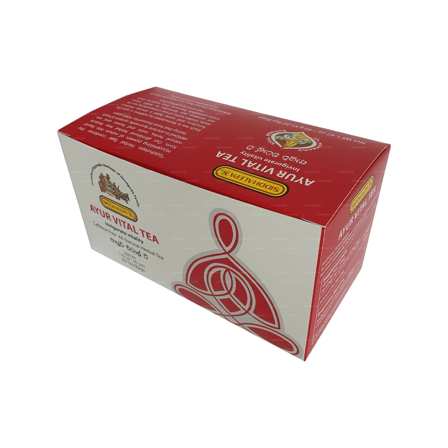 Siddhalepa Ayur Vital Tea (40g) 20 Tea Bags