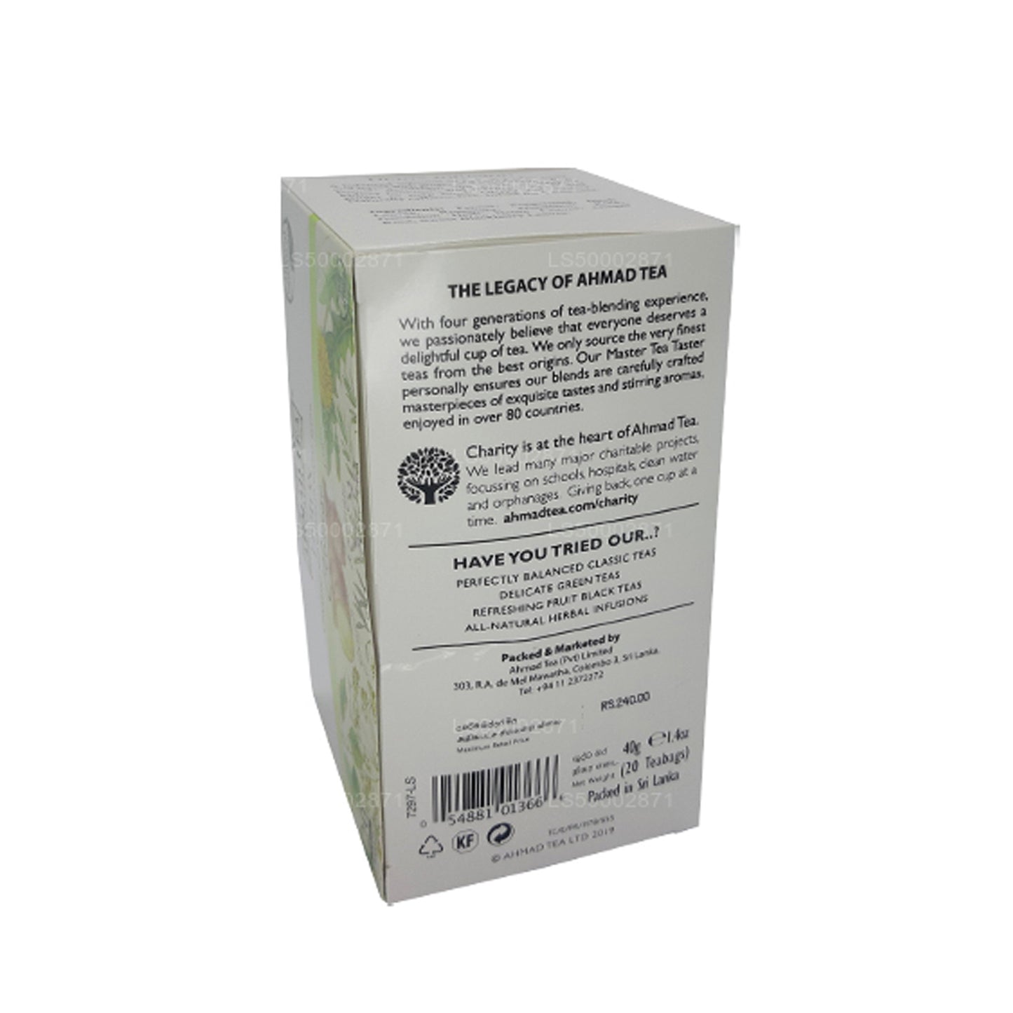 Ahmad Tea Detox Cleanse (20 Tea Bag)