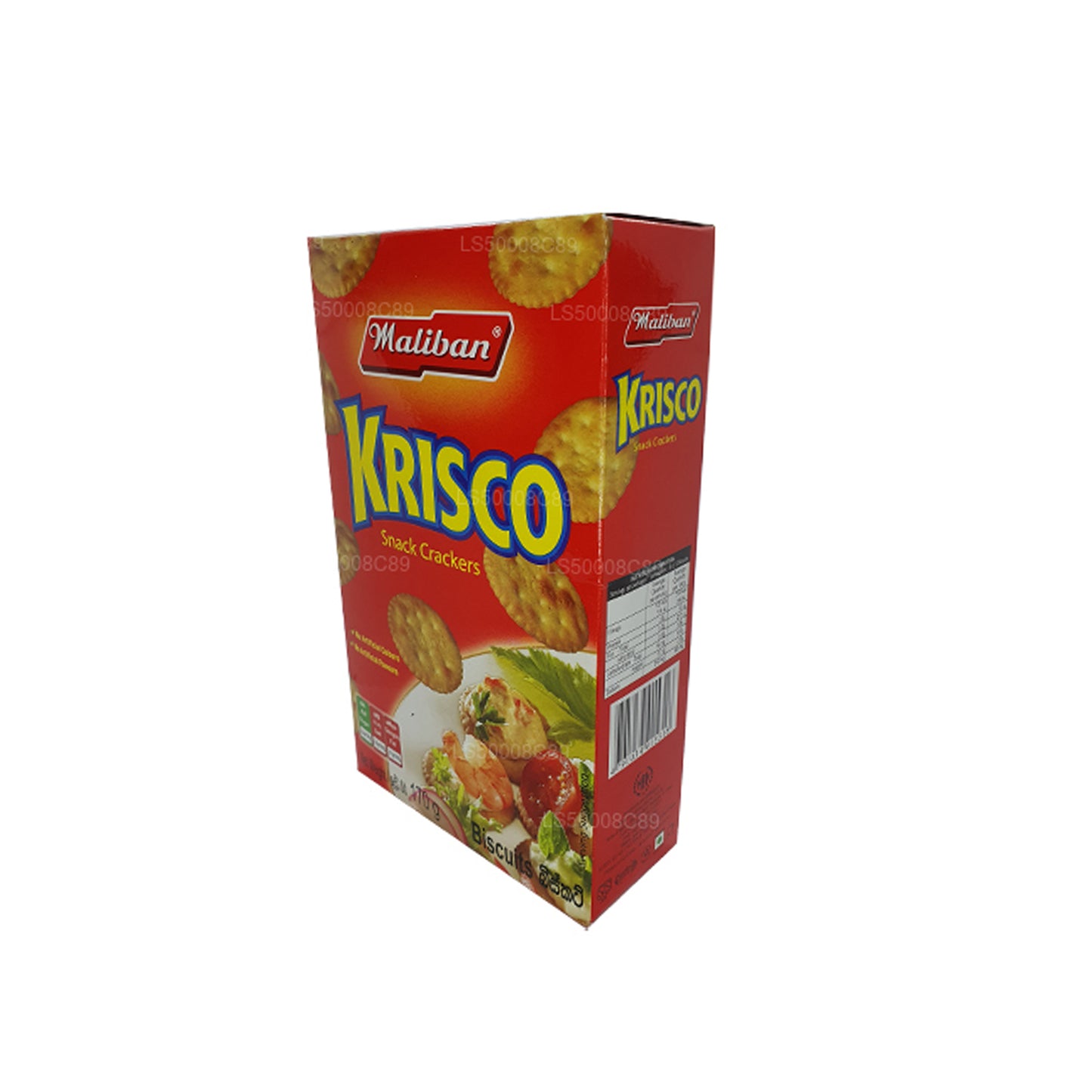 Maliban Krisco Snack Crackers Biscuits (170g)