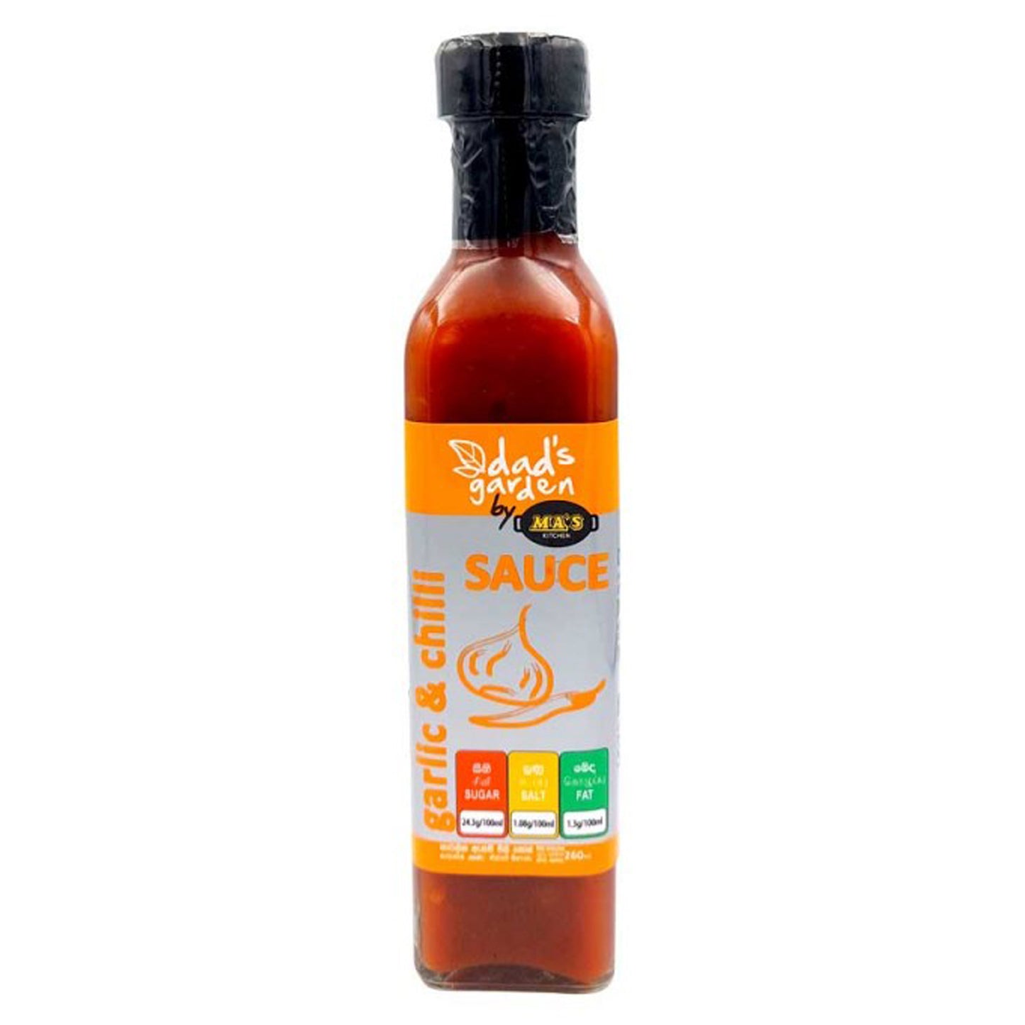 MA's Kitchen Garlic & Chilli Sauce (260ml)