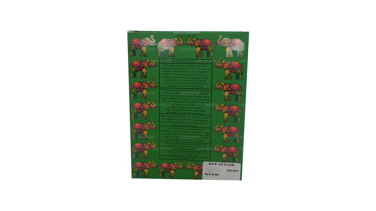 Spa Ceylon Ceylon Forest Trail - Elephant Aromaveda Sachet (One Pack)