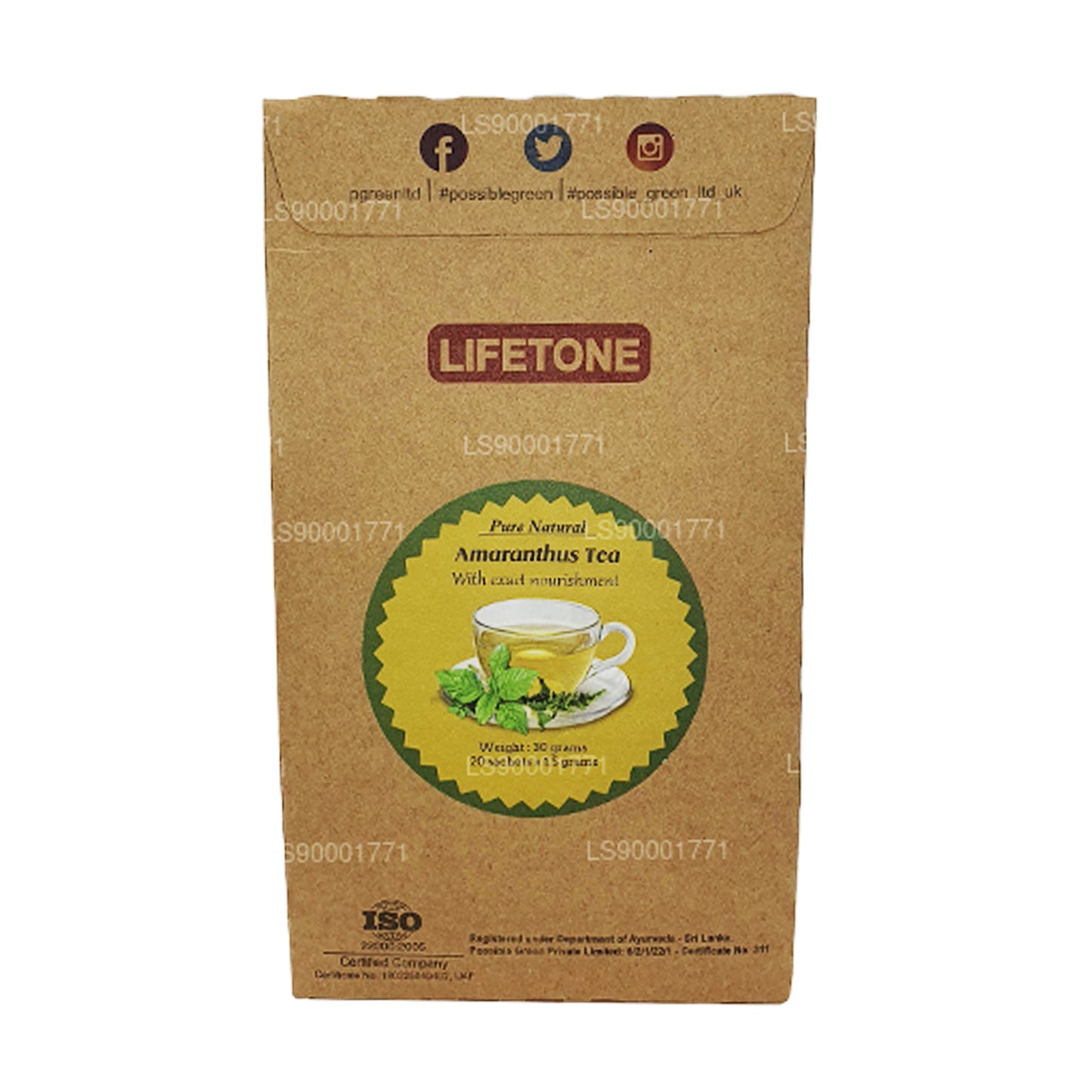 Lifetone Amranthus Tea (30g)