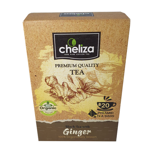 Cheliza Black Tea with Ginger (50g) 20 Tea Bags