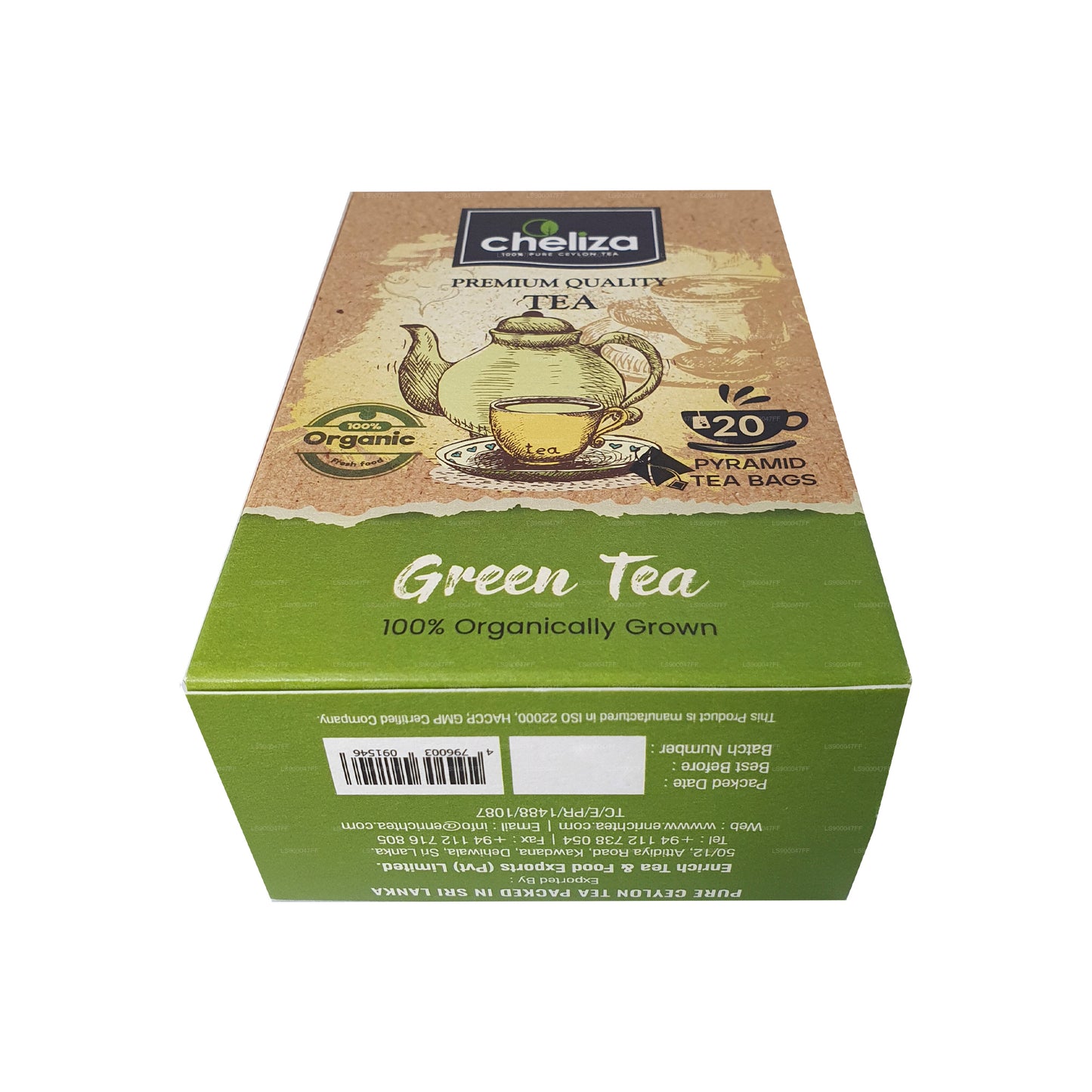 Cheliza Green Tea (50g) 20 Tea Bags