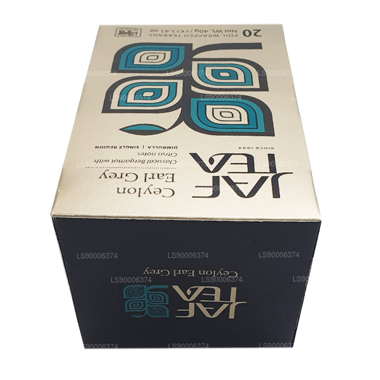 Jaf Tea Ceylon Earl Grey Foil Envelop Tea Bag (40g)