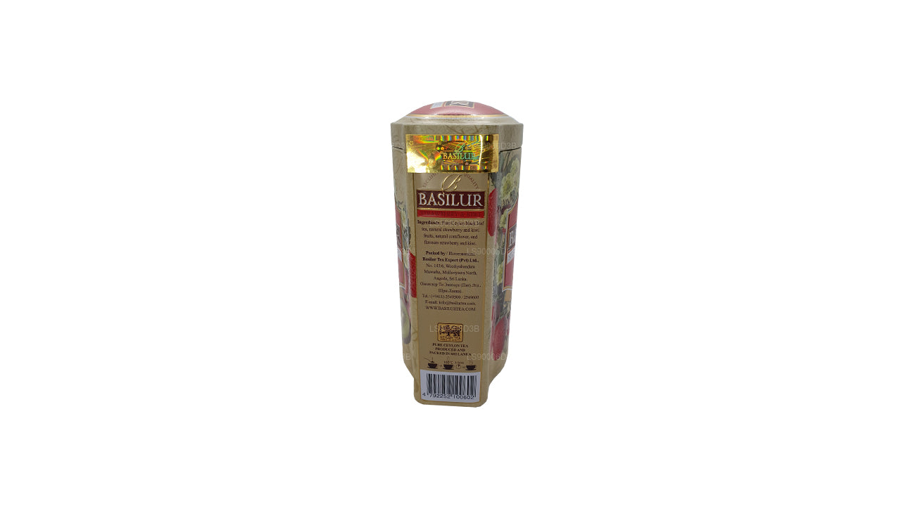 Basilur Strawberry and Kiwi Magic Fruits Tin Caddy (100g)