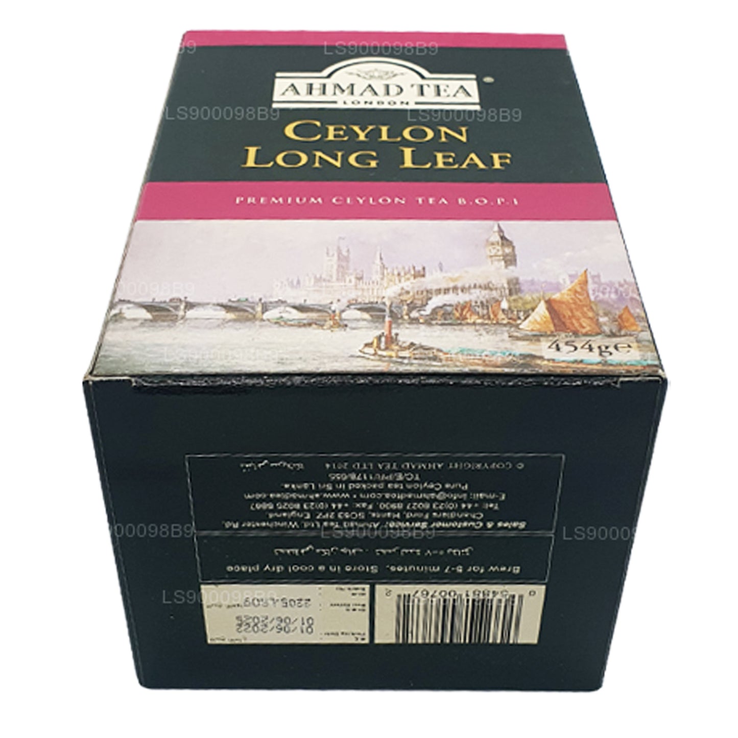 Ahmad Tea Ceylon Long Leaf Loose Tea Carton