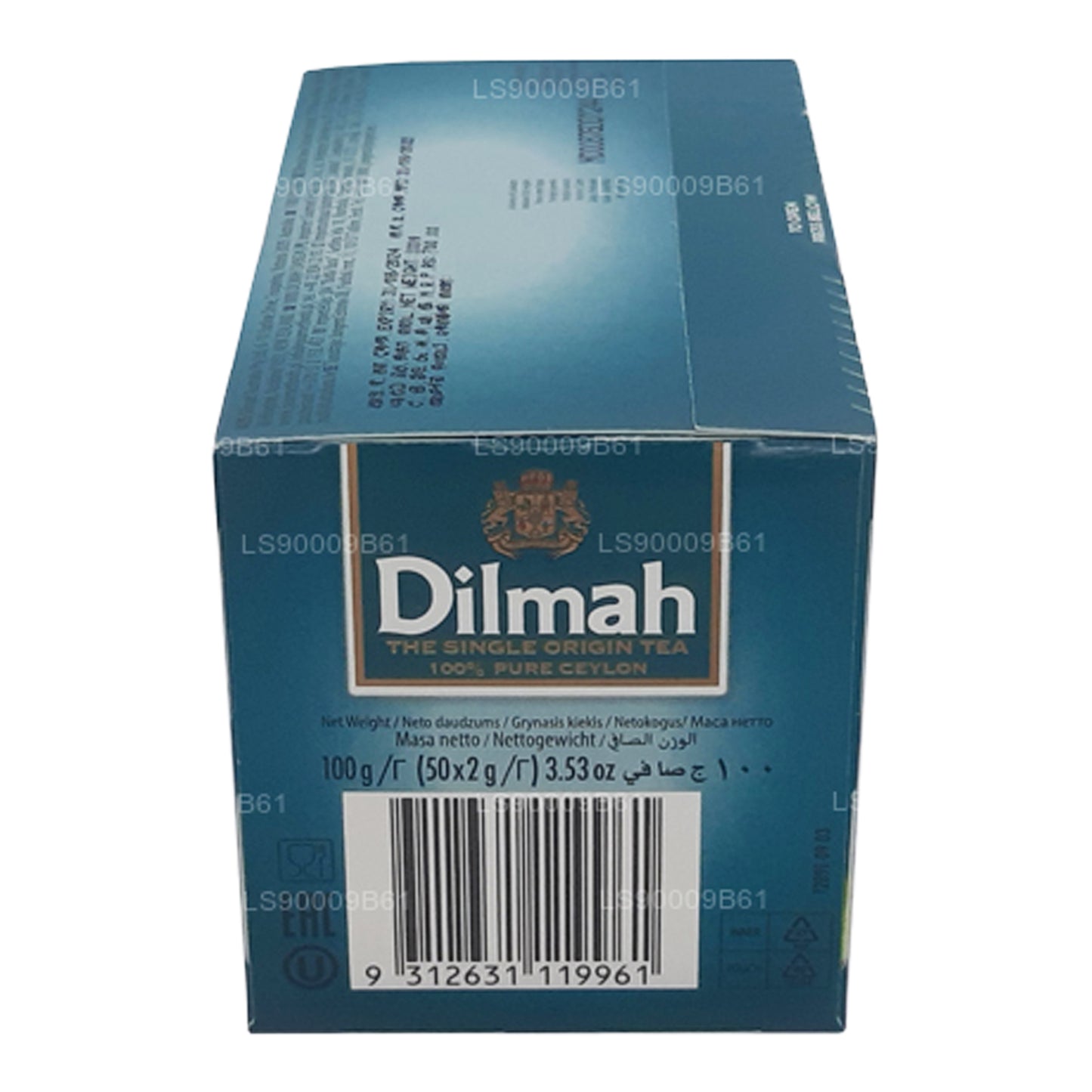 Dilmah Organic Tea (100g) 50 Tea Bags