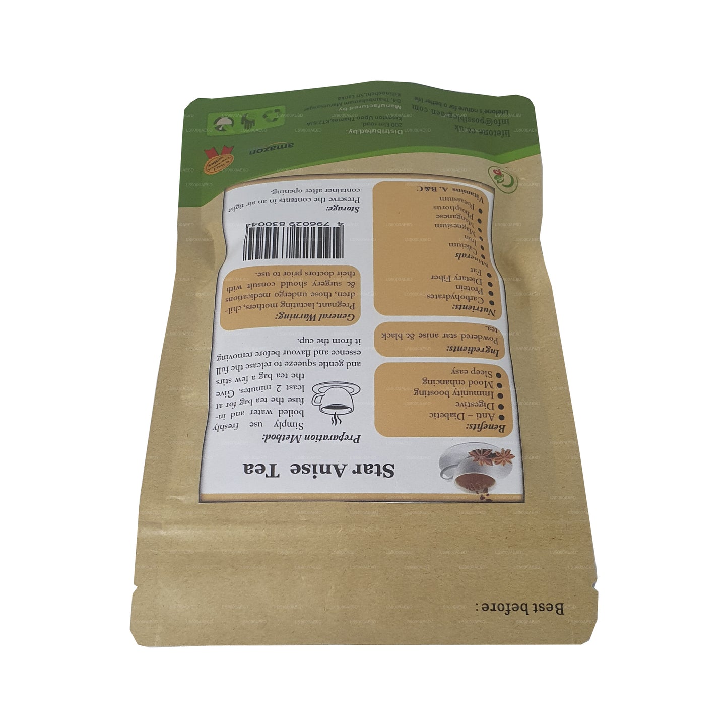 Lifetone Star Anise Tea (40g)