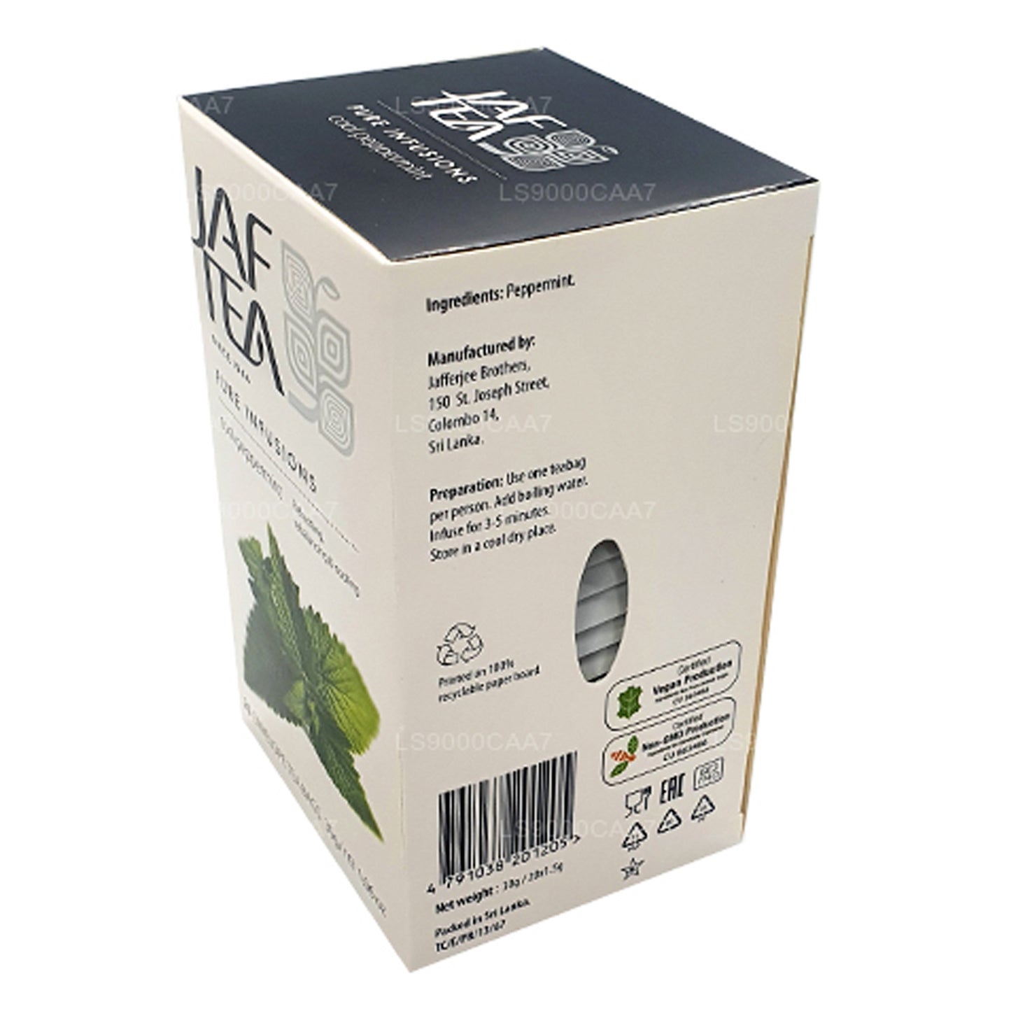 Jaf Tea Pure Infusions Cool Peppermint (30g) 20 Envelope Tea Bags