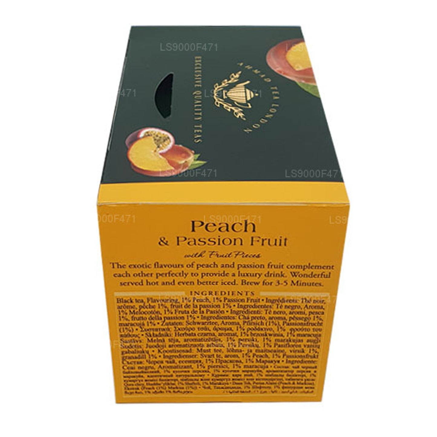 Ahmad Tea Peach and Passion 20 Foil Tea Bags (40g)