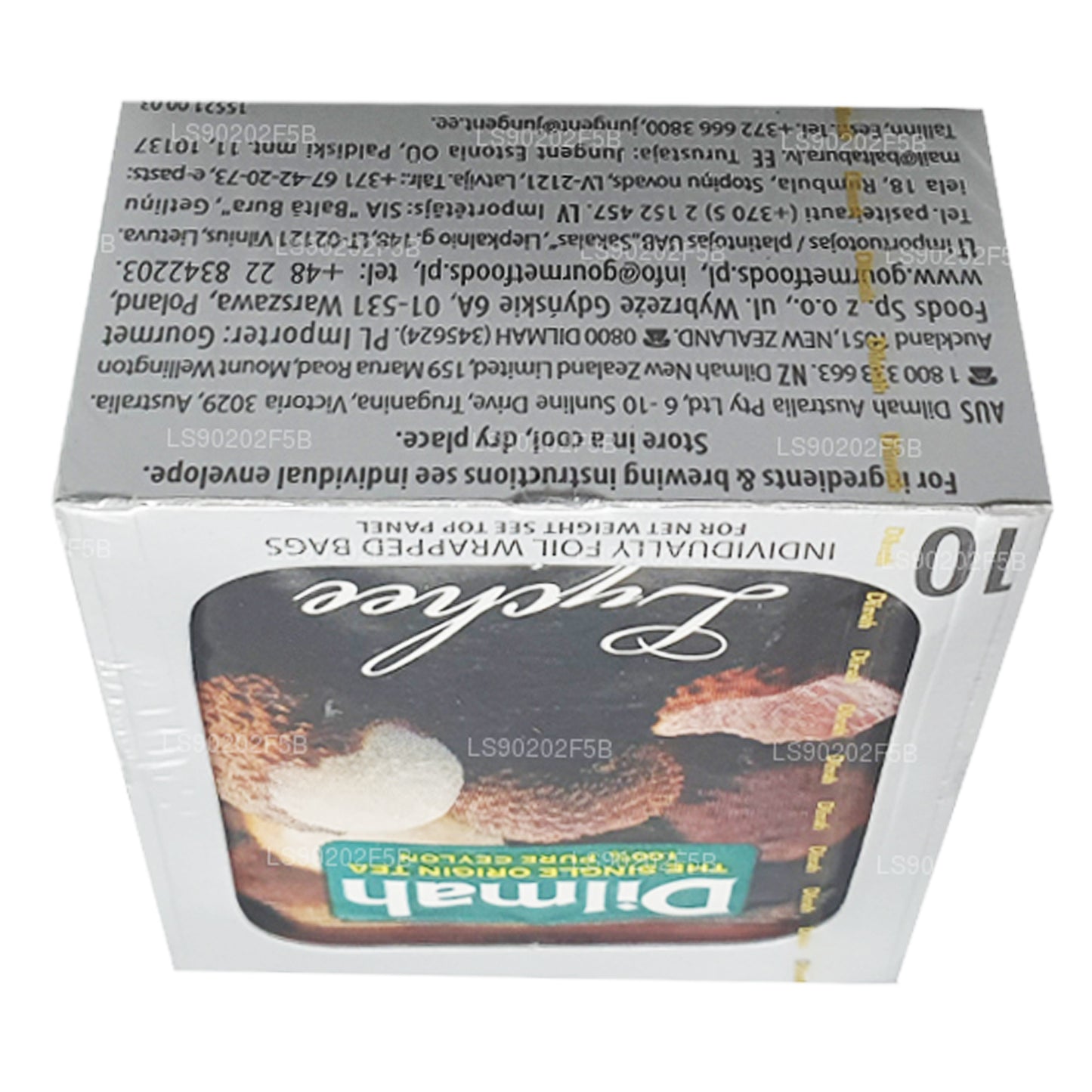 Dilmah Lychee Flavored Ceylon Black Tea (20g) 10 Tea Bags