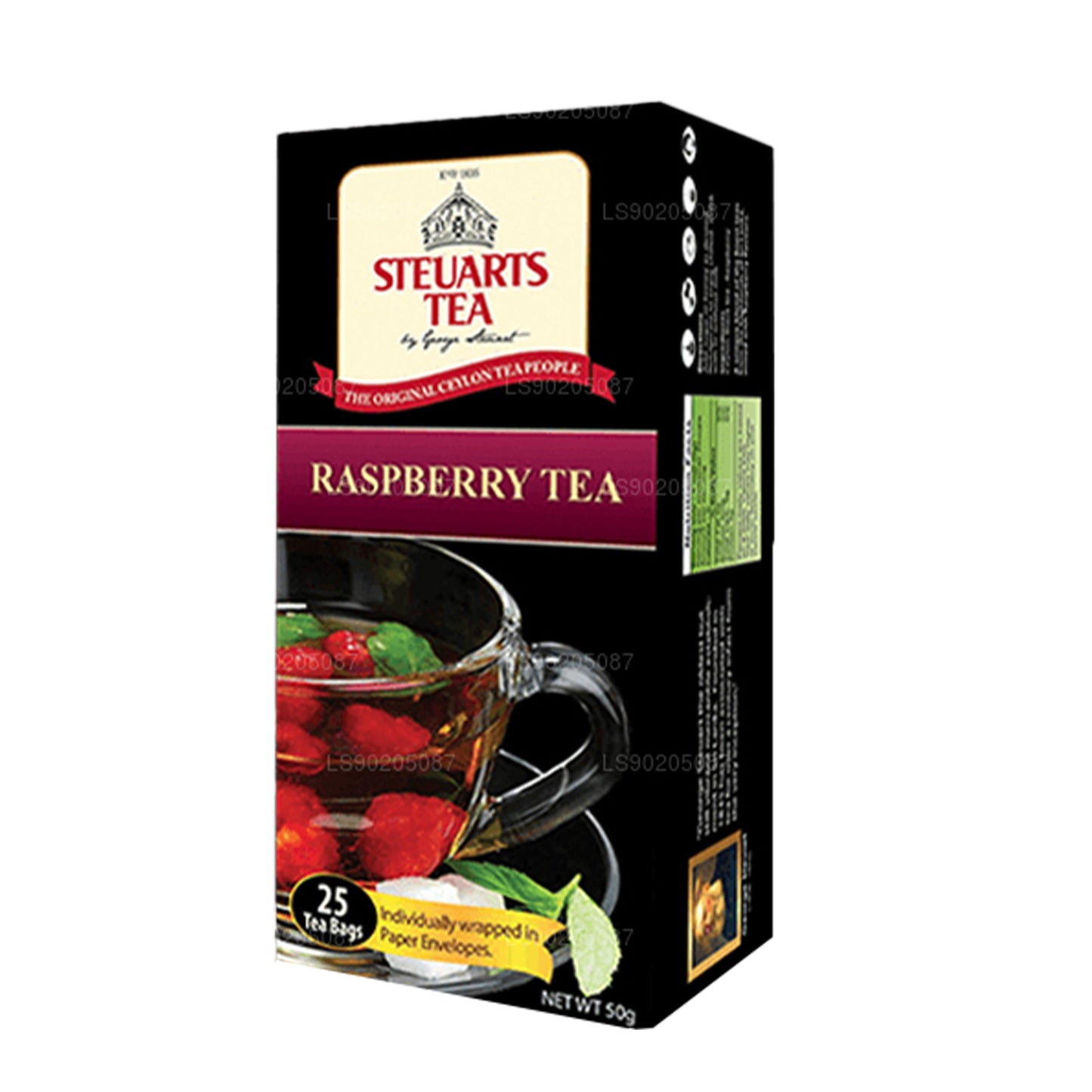 George Steuart Raspberry Tea (50g) 25 Tea Bags