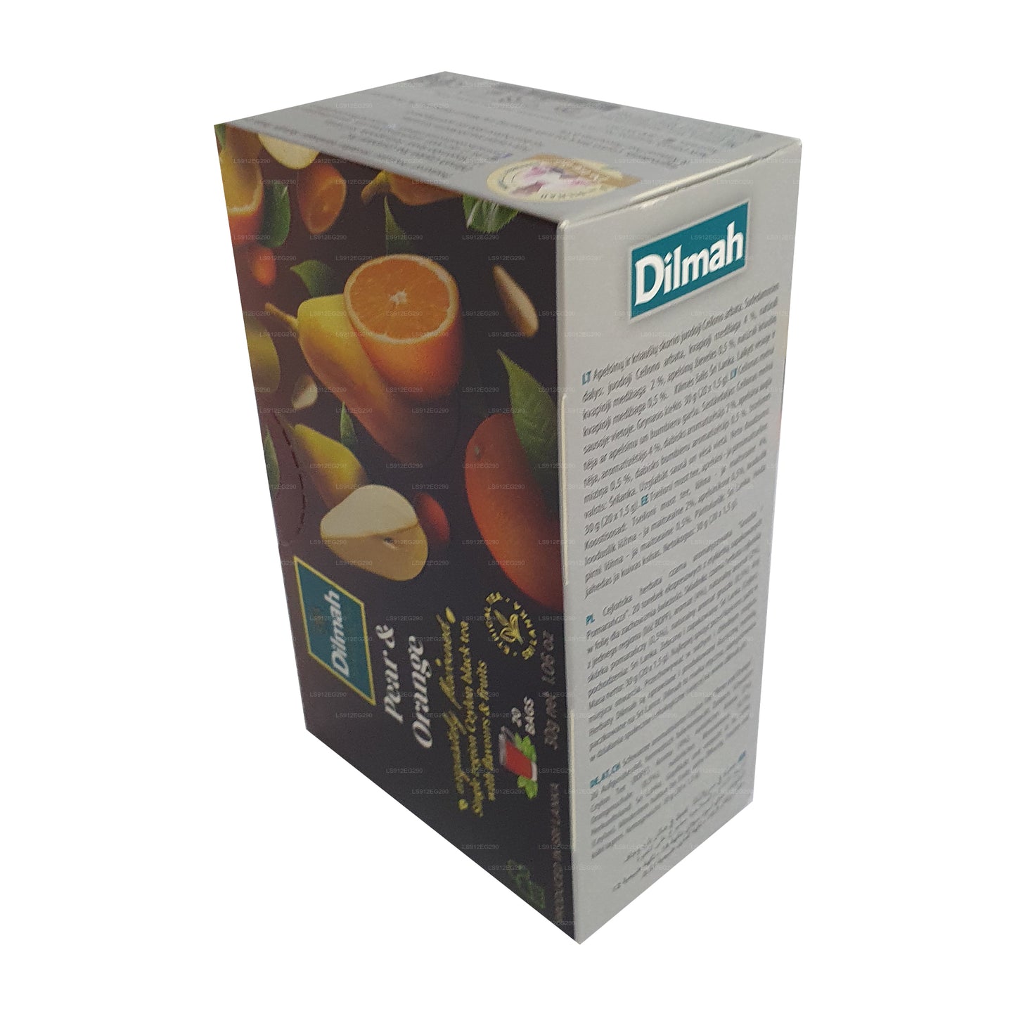 Dilmah Pear and Orange Flavored Ceylon Black Tea (30g) 20 Tea Bags