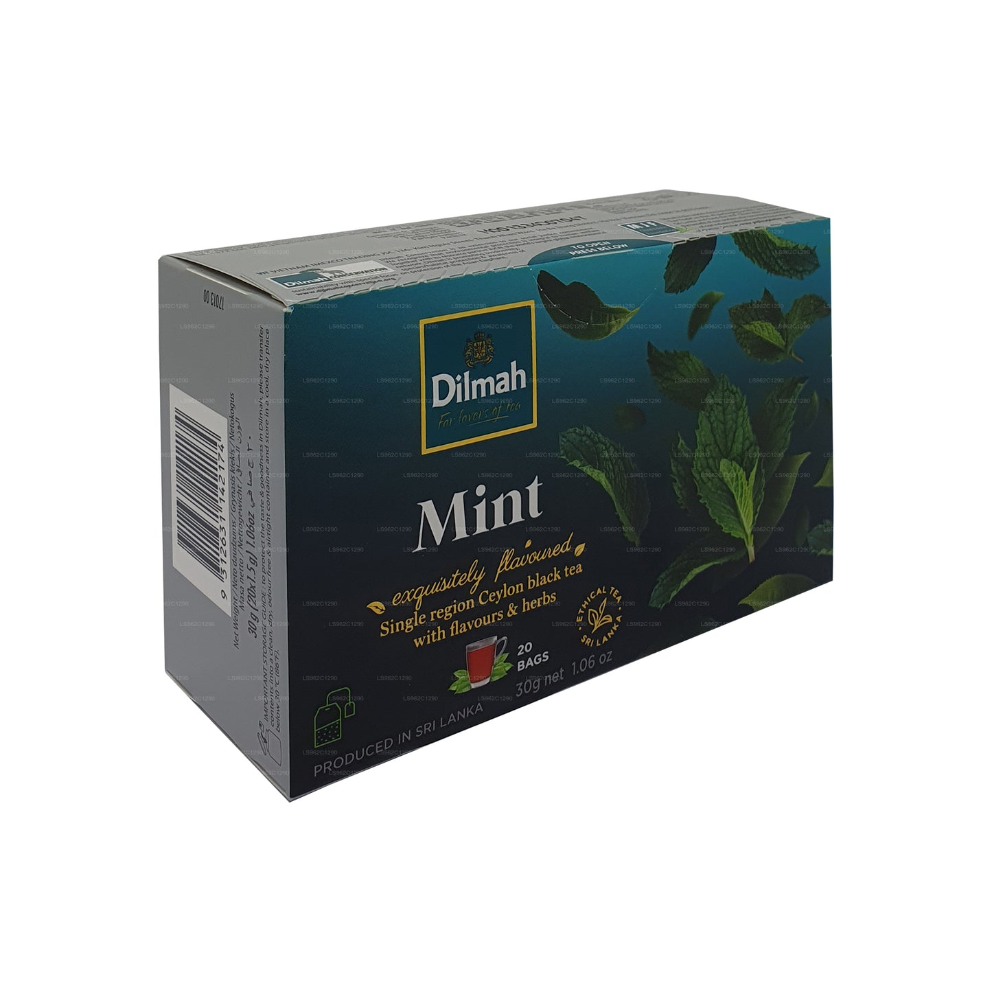 Dilmah Mint Flavored Ceylon Black Tea (30g)