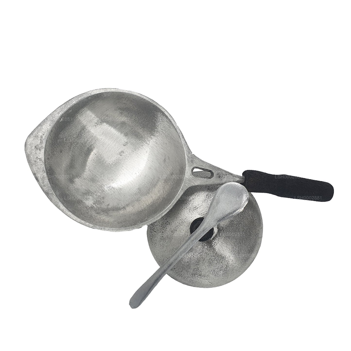 Lakpura Aluminium Hopper Pan with Lid and Spatula