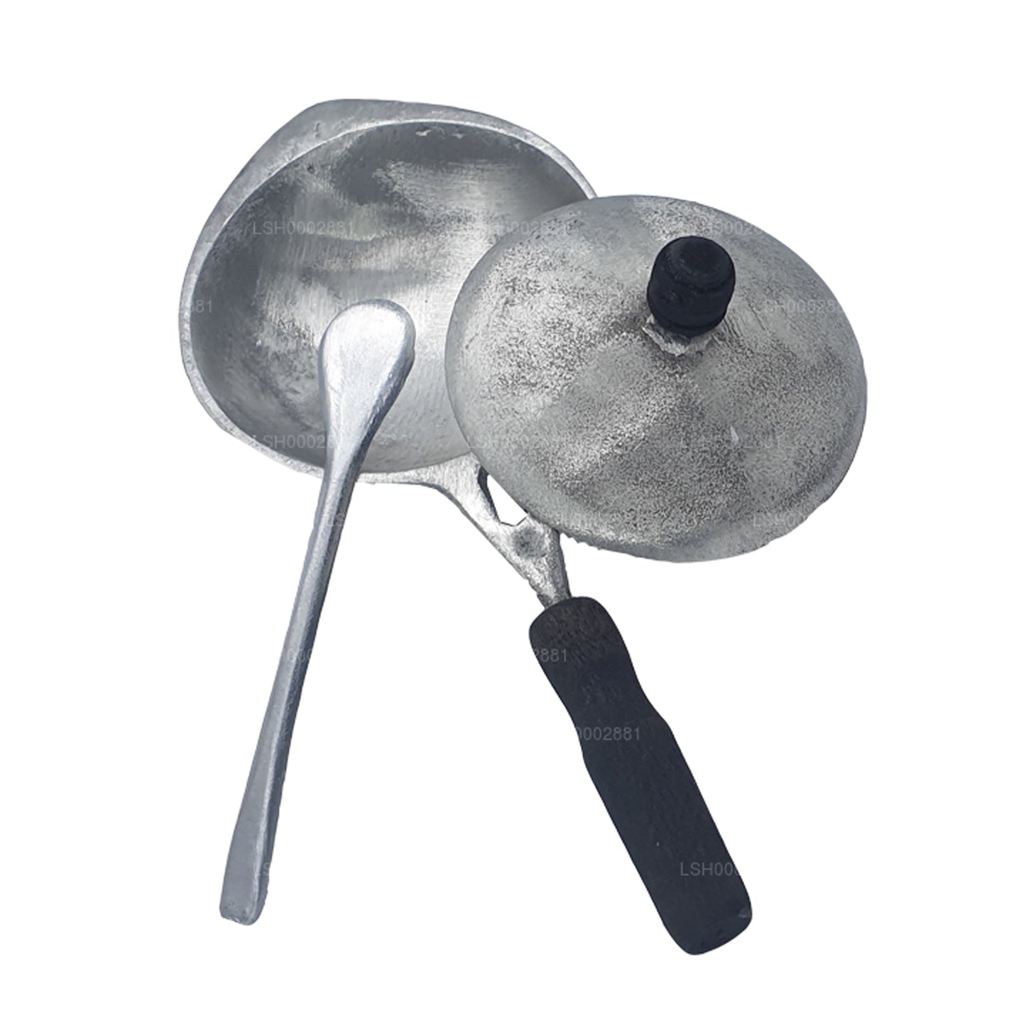 Lakpura Aluminium Hopper Pan with Lid and Spatula