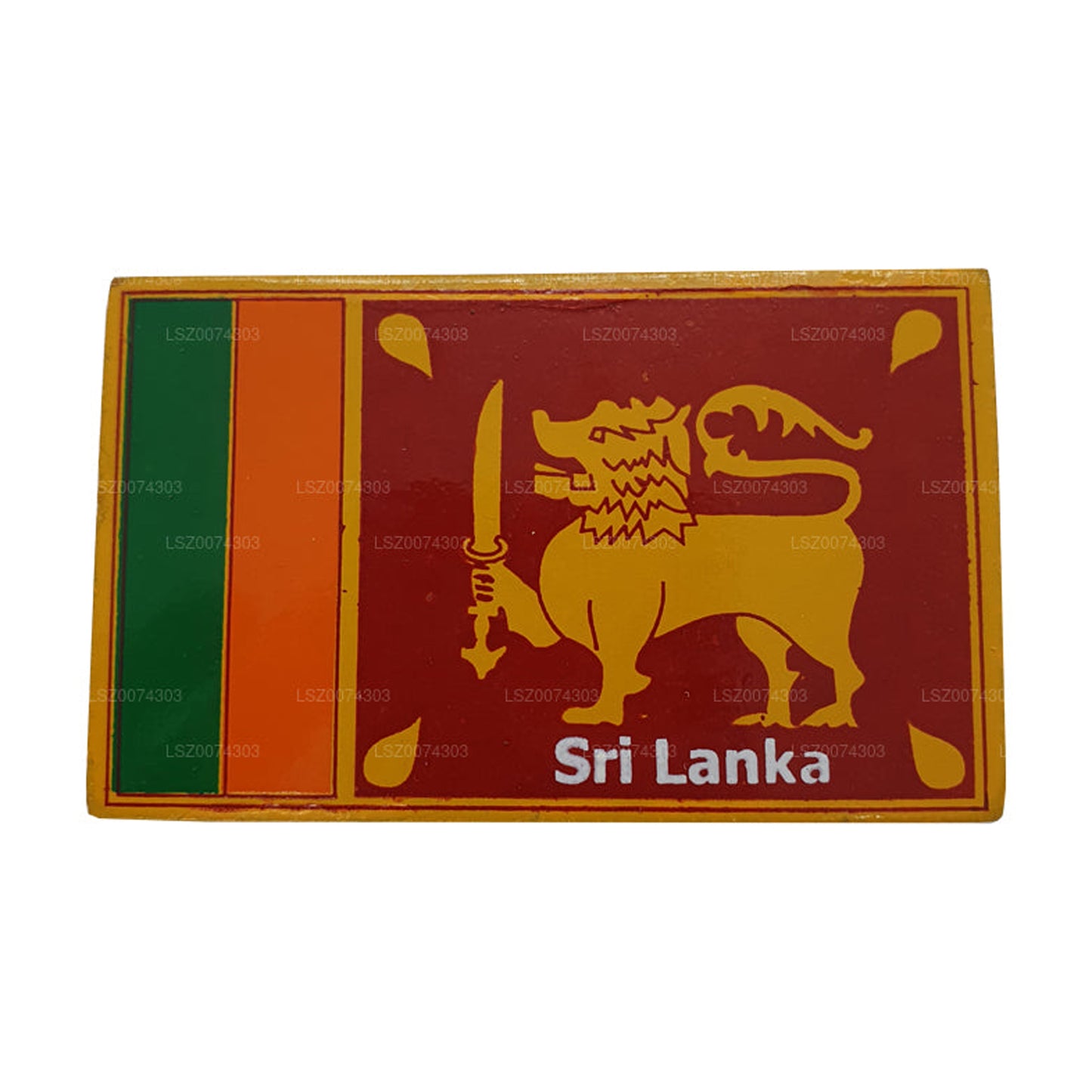 Sri Lankan National Flag Fridge Magnet