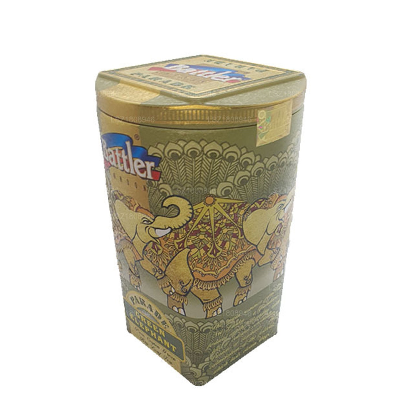 Battler Parade Green Elephant (100g) Tin Caddy