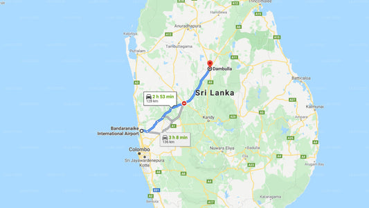 Colombo Airport (CMB) to Dalupotha City Private Transfer