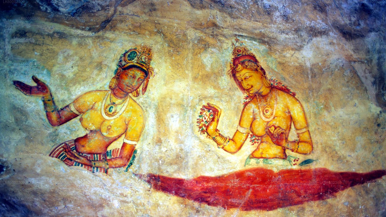 Sigiriya Rock and Countryside from Habarana