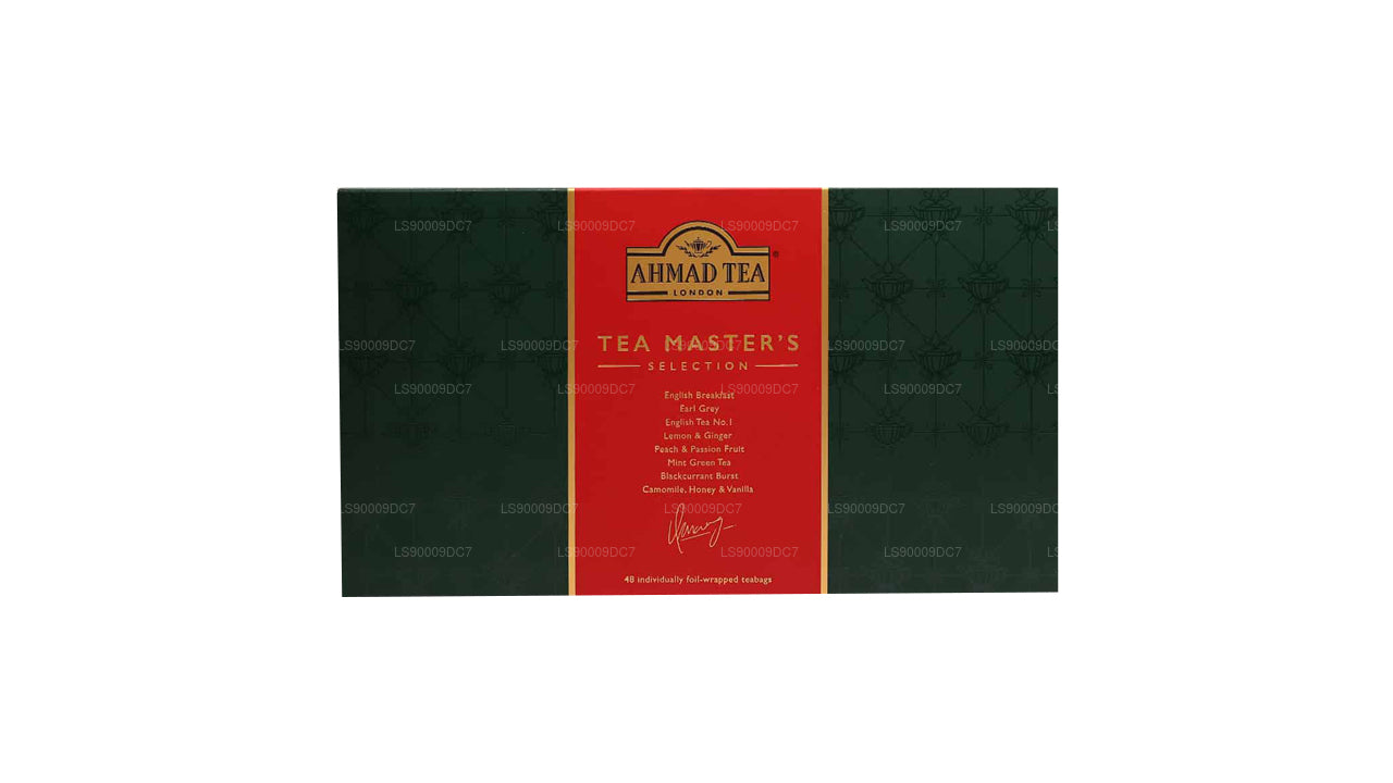 Ahmad Tea Tea Master’s Selection (8x6tb) 48 Foil Tea Bag Box (Red & Green)