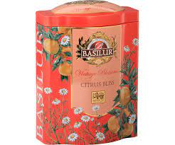 BASILUR – GIFT – VINTAGE BLOSSOMS - TIN- FLBT - LT - CITRUS BLISS (100g)