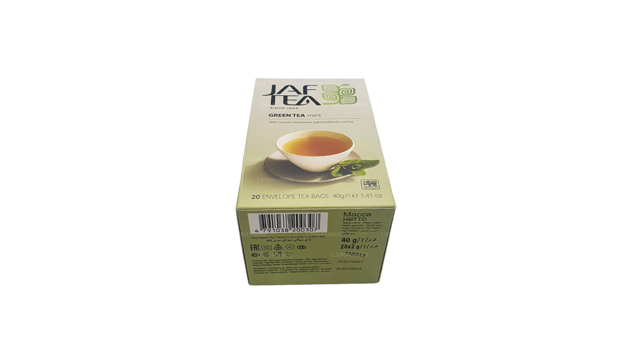 Jaf Tea Green Tea Mint (40g) 20 Envelope Tea Bags