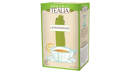 Tealia Organic Lemongrass - 20 Envelope Tea Bags (30g)