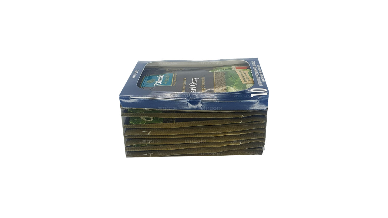 Dilmah Earl Grey Tea (20g) 10 Individually Foil Wrapped Tea Bags