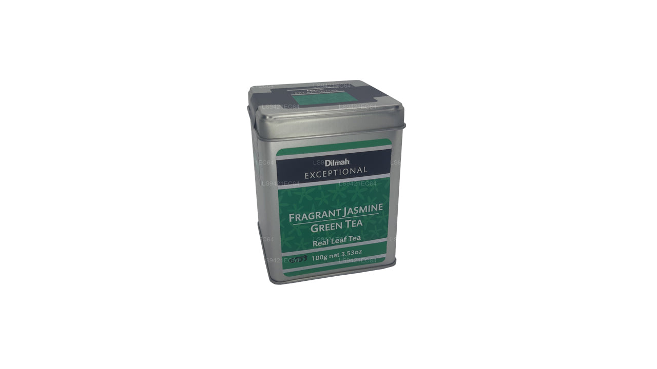 Dilmah Exceptional Fragrant Jasmine Green Tea Real Leaf Tea (100g)