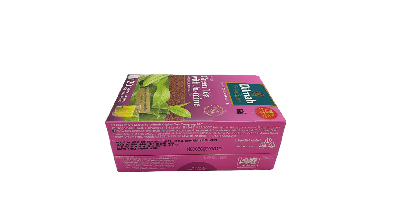 Dilmah Ceylon Green Tea with Jasmine (40g) 20 Tea Bags